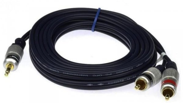 Kabel wt.Jack 3,5-wt.2RCA digital JKD10 12m
