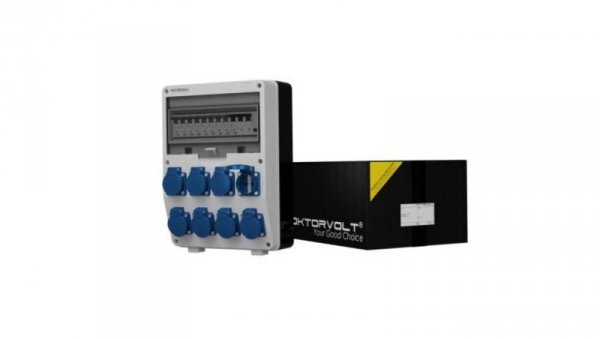 Rozdzielnica budowlana TD-S/FI 8x230V Schuko Doktorvolt 6497