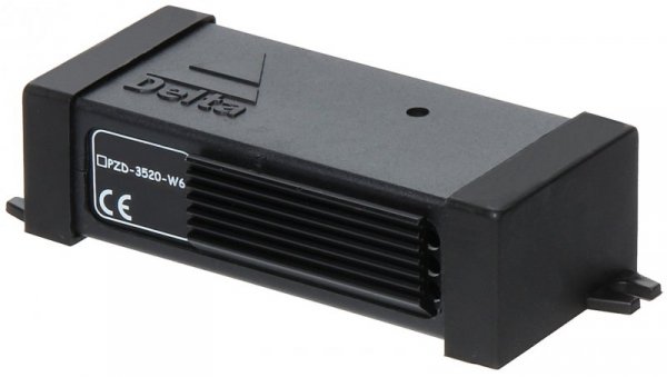Moduł przetwornicy obniżającej napięcie w obudowie bryzgoszczelnej 1-we (4,5-40VDC) / 1-wy (1,2-35VDC) max.3A 40W PZD-3520-W6