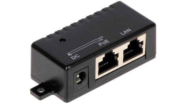 Pasywny adapter Power over Ethernet (PoE) umożliwiający zasilanie urządzeń pracujących w sieciach LAN za pomocą skrętki POE-UNI/