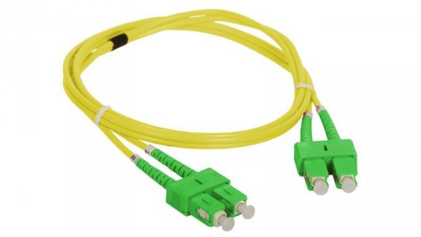 Patch cord SM SC/APC-SC/APC duplex 9/125 2.0m FOC-SCASCA-9SMD-2