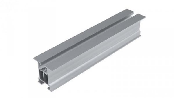 Profil aluminiowy bez ścianek bocznych z kanałem na śrubę teową i wpust - E-67-2220