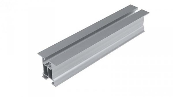 Profil aluminiowy bez ścianek bocznych z kanałem na śrubę teową i wpust - E-67-4400