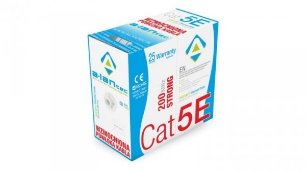 Wzmocniony kabel U/UTP kat.5e PVC 4PR Eca STRONG ALANTEC /305m/ KIU5STR305