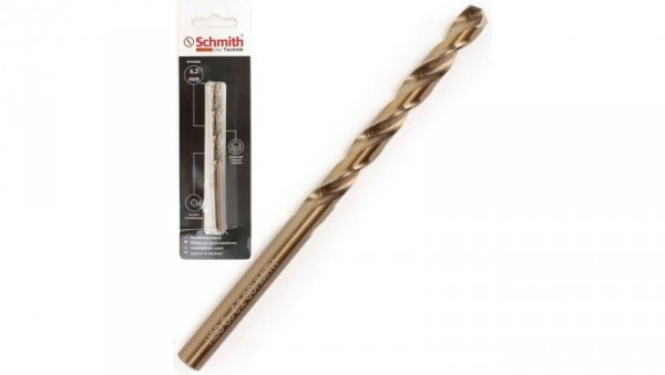Wiertło do metalu kobaltowe 6,2mm HSS-Co Schmith