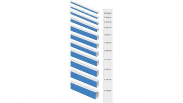 Listwa elektroinstalacyjna (korytko kablowe) 20x14mm z taśmą dwustronną 1kpl=20mb