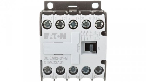 Stycznik mocy 12A 3P 24VDC 0Z 1R DILEM12-01-G(24VDC) 127137