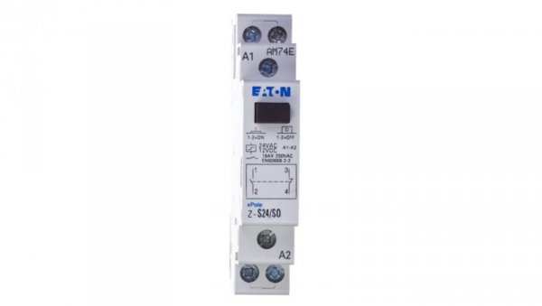 Przekaźnik impulsowy 16A 12V DC 24V AC 1Z 1R Z-S24/SO 265539