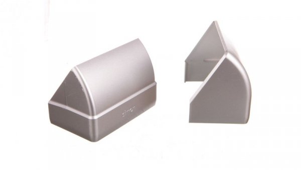 Simon Connect Kąt zewnętrzny regulowany Cabloplus ALU 90x55mm anodowane aluminium TKA102208/8