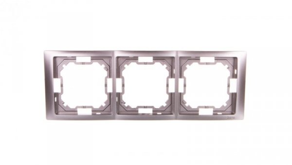 Simon Basic Neos Ramka potrójna stal inox BMRC3/21