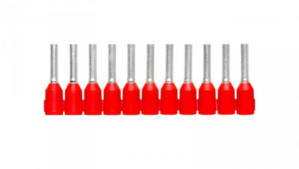 Końcówka tulejkowa 1mm2 czerwona izolowana AI 1,0-8 RD-S 1212523 /1000szt./