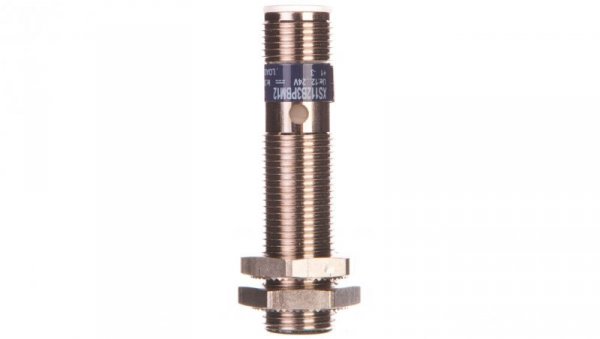 Czujnik indukcyjny M12 2mm zakryty 12-24V DC PNP 1R połączenie M12 3-piny XS112B3PBM12
