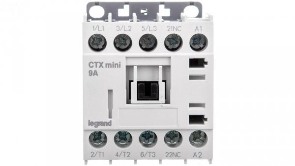 Stycznik mocy 9A 3P 24V AC 0Z 1R CTX3 MINI 417030