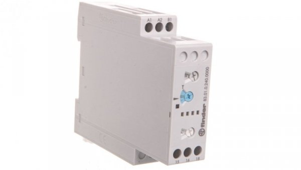 Przekaźnik czasowy 1P 16A 24-240V AC/DC 0,05s-10dni wielofunkcyjny AI, DI, GI, SW,BE, CE, DE, WD 83.01.0.240.0000