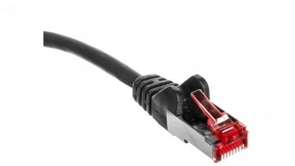 Kabel krosowy patchcord S/FTP (PiMF) kat.6 LSZH czarny 2m 68696