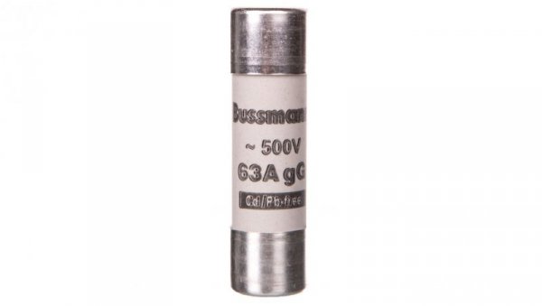 Wkładka bezpiecznikowa cylindryczna 14x51mm 63A gL/gG 500V C14G63