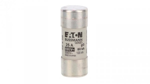 Wkładka bezpiecznikowa cylindryczna 22x58mm 25A gL/gG 690V C22G25