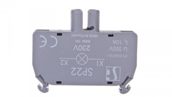 Oprawka lampki żarówka BA9s 230V AC bez lampki SP22-1435R02