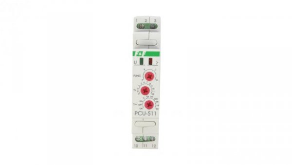 Przekaźnik czasowy 1P 8A 0,1sek-576h 12-264V AC/DC wielofunkcyjny PCU-511UNI