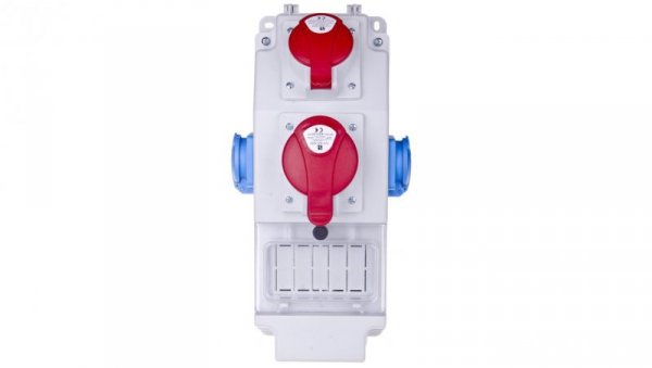 Rozdzielnica budowlana 5P/32A 5P/16A 2x2P+Z 5 modułów ROS 5X-15