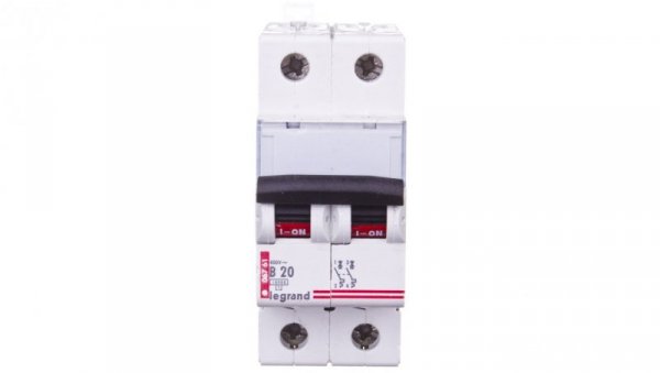 Wyłącznik nadprądowy 2P B 20A 10kA AC S312 TX3 404113