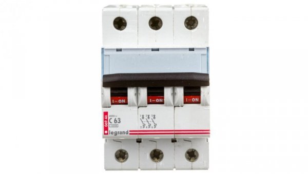 Wyłącznik nadprądowy 3P C 63A 10kA AC S313 TX3 404228