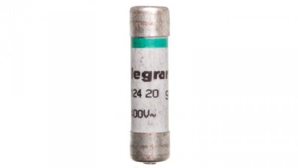 Wkładka bezpiecznikowa cylindryczna 8,5x31,5mm 20A 400V /z sygnalizacją/ 012420
