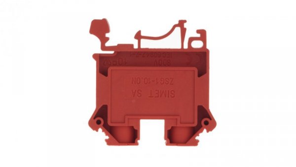 Złączka szynowa 2-przewodowa 10mm2 czerwona NOWA ZSG1-10.0Nc 11521311