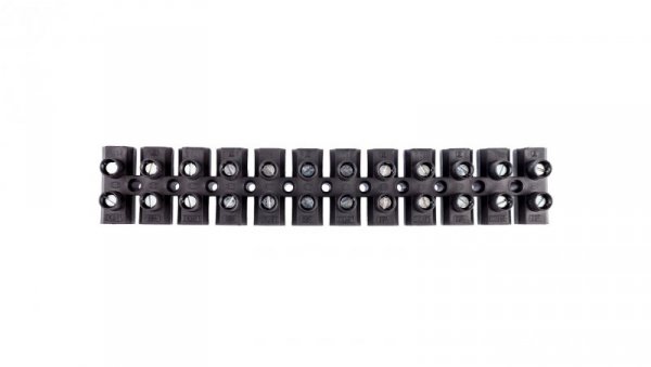 Listwa zaciskowa gwintowa 12-torowa 35mm2 czarna EKL 5E 89150007
