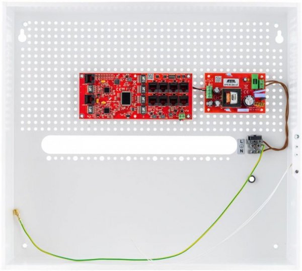 Zestaw do 8 kamer IP switch PoE 8P+2G ATTE IP-8-20-H