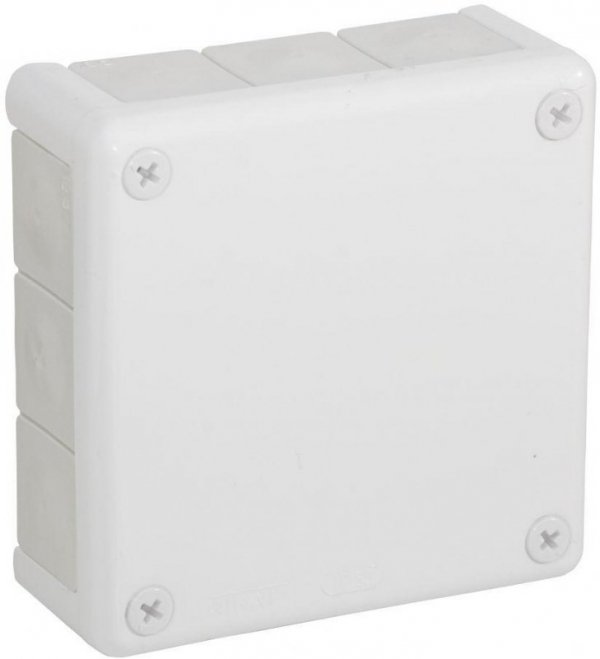 Puszka natynkowa pusta 12 wlotów VIPLAST VP-51 BIAŁA IP55 118x118x46mm 051-01