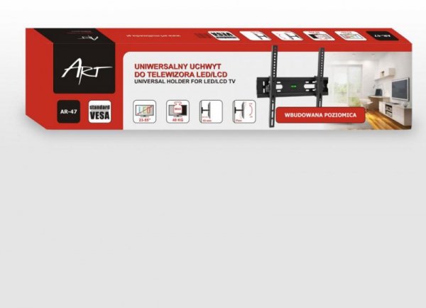 UCHWYT DO TV LCD/LED 23-55&quot; 40KG AR-47 ART reg. w pionie