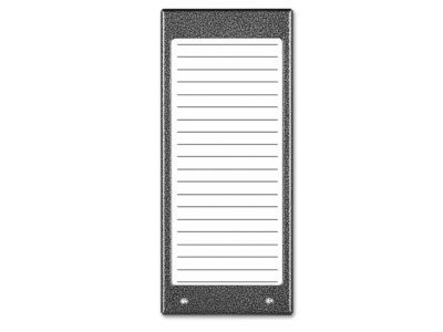 ACO CDN-17N ST (W) Podświetlany panel listy lokatorów (ok. 17 wpisów)