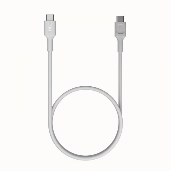 KABEL USB-C / USB-C Greencell PowerFlex 200cm PD 100W biały silikonowy