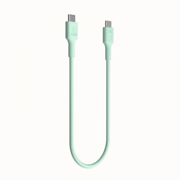 KABEL USB-C / USB-C Greencell PowerFlex 200cm PD 100W zielony silikonowy