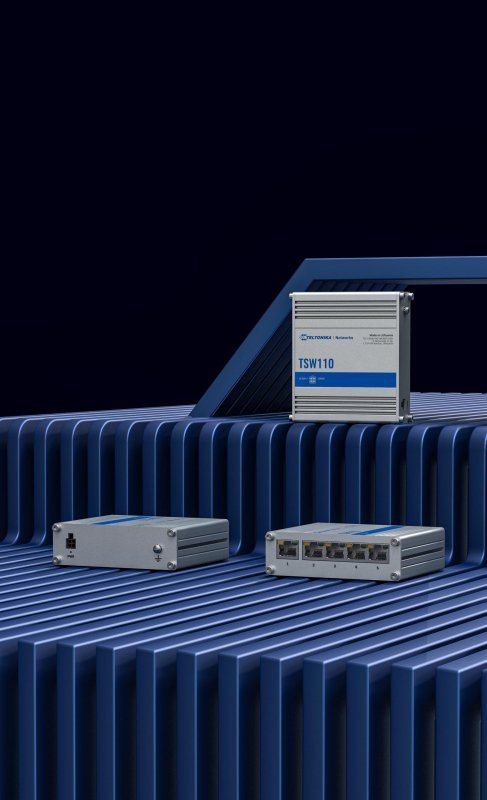 Teltonika TSW110 switch przemysłowy 5xGE (TSW110000000)