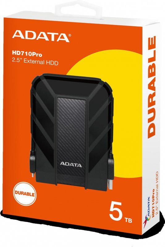 DYSK ZEWNĘTRZNY ADATA HD710 5TB 2.5'' USB3.1 Czarny