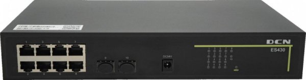 SWITCH DCN ES430-10P-POE L2 8xPoE+/2xSFP (120W)