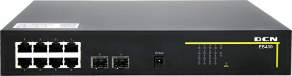 SWITCH DCN ES430-10P-POE L2 8xPoE+/2xSFP (120W)