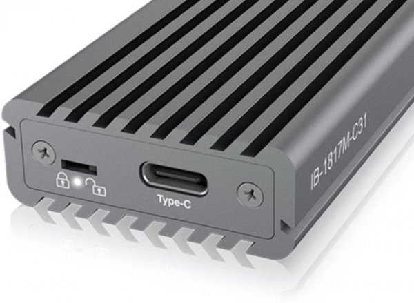 Obudowa IcyBox  IB-1817M-C31 Type-C na PCIe NVMe M.2
