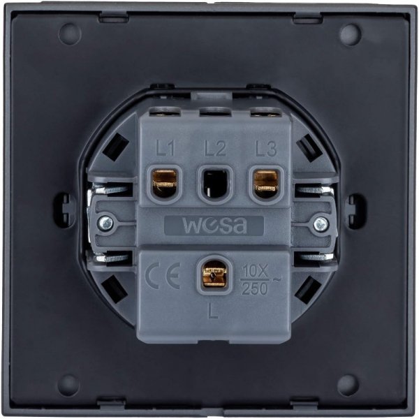 Przycisk dzwonkowy szary WESA – CC TR 06