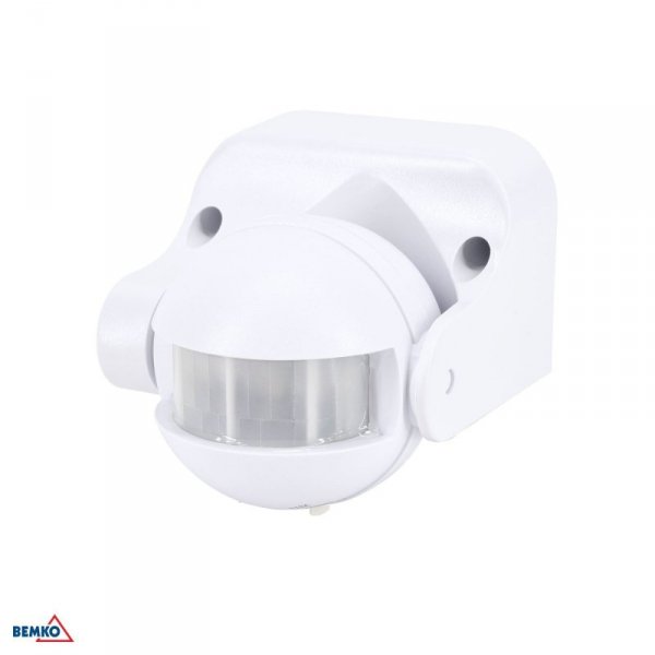 Czujnik ruchu PIR1200W 180* IP65 czarny