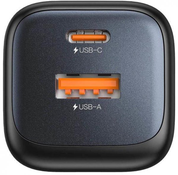 Ładowarka sieciowa Unitek GaN 20W, USB-C, USB-A, PD 3.0, czarna