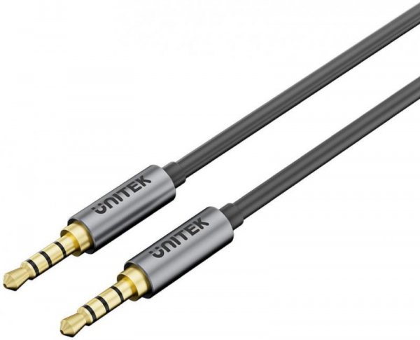Unitek Adapter AUX 3,5 mm jack (męski–męski) 1m