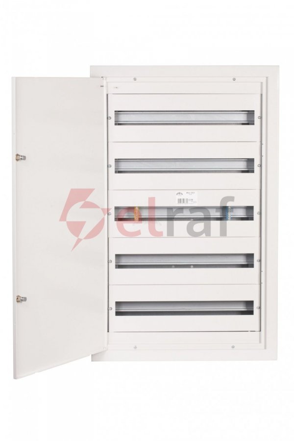 Rozdzielnica modułowa 5x24 podtynkowa z zamkiem IP31 RPSM 120 Z (5X24) P120-5-24-20