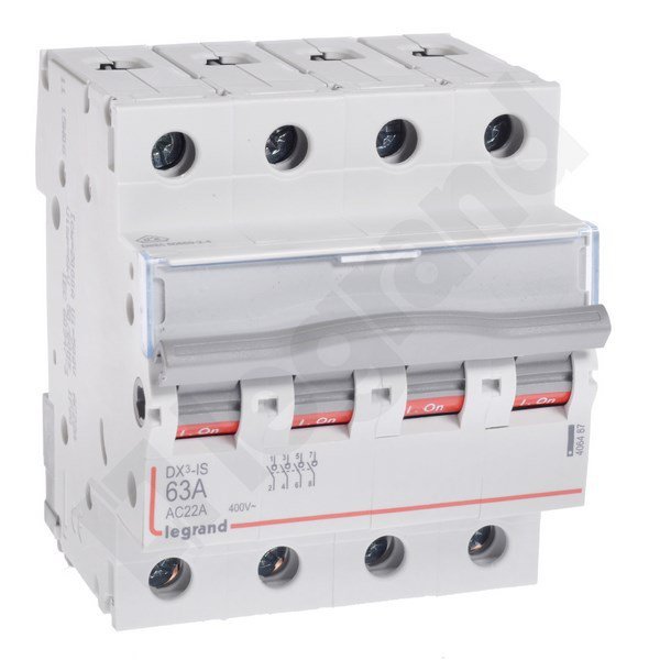 FR304 ROZŁĄCZNIK IZOLACYJNY MODUŁOWY 63A 4Z 4P 4M 400V AC