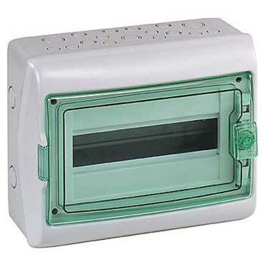Schneider Electric Obudowa natynkowa Kaedra IP65 KDR-1-12-NT-T drzwi transparentne 1 rząd 12 modułów/rząd, 13962
