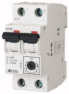 Z-MS- 4.0/2 WYŁĄCZNIK SILNIKOWY 4.0A 230V AC 10KA