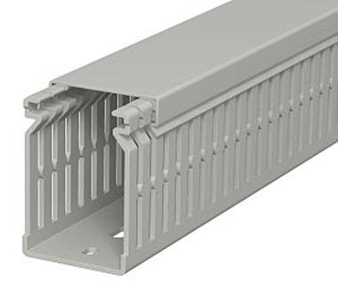 LK4 N 60040 KORYTKO GRZEBIENIOWE PERFOROWANE H60 W40 2M SZARY Z PRZETŁOCZENIEM