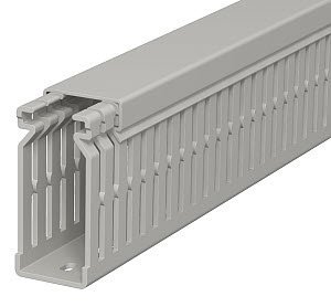 LK4 N 60025 KORYTKO GRZEBIENIOWE PERFOROWANE H60 W25 2M SZARY Z PRZETŁOCZENIEM (2 MB)